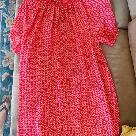 blouse Joie red coral gorgeous Like New - Picture 7 of 9